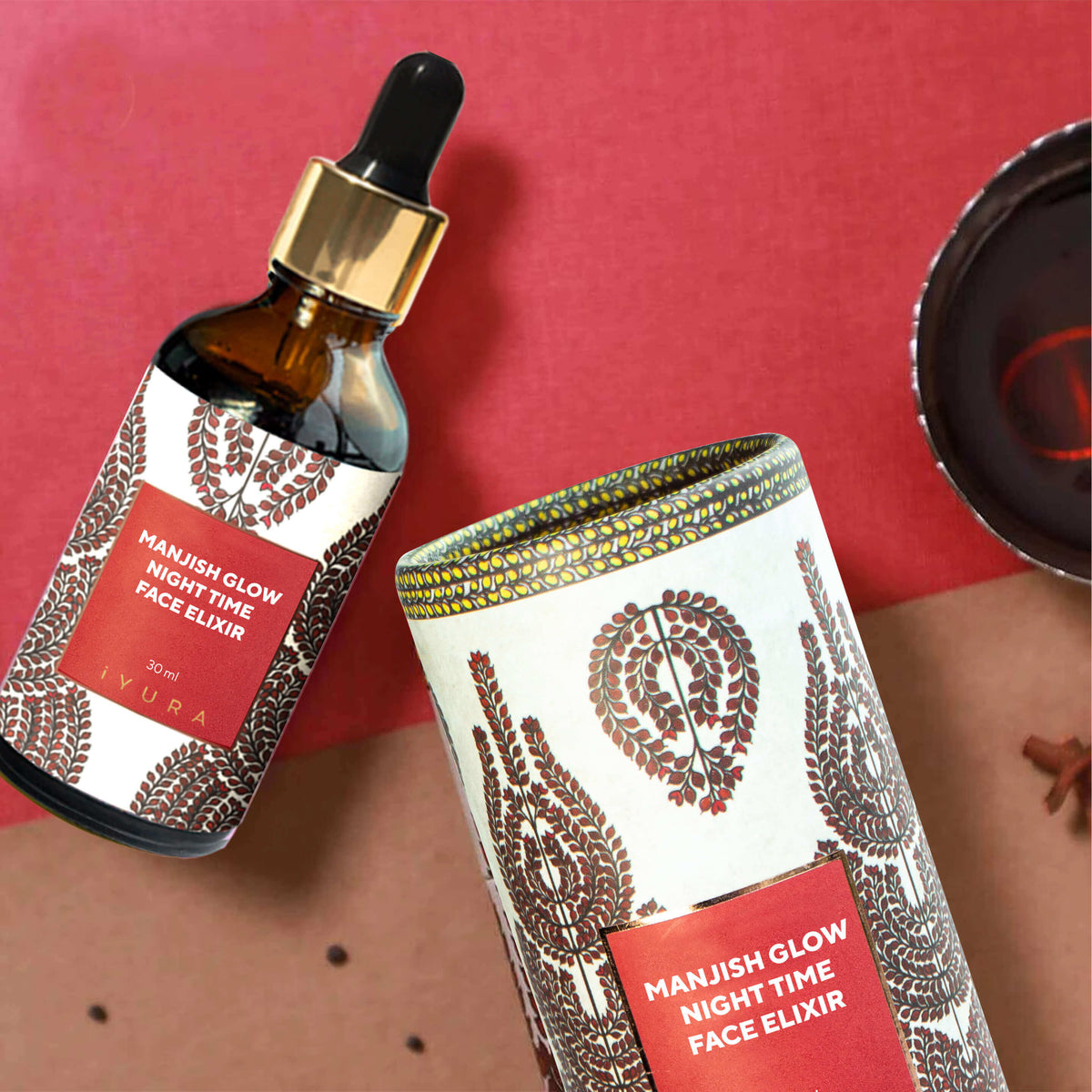 Manjish Éjszakai Ragyogást Fokozó Arcápoló Elixír (Manjish Glow Night Time Face Elixir)