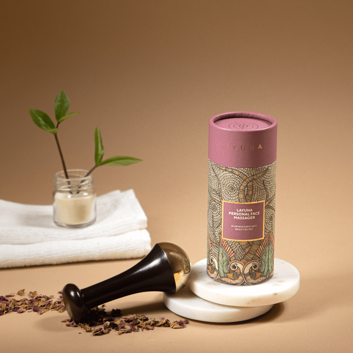 Layuna Személyes Arcmasszírozó – Az Ayurvéda Legjobban Őrzött Szépségtitka (Layuna Personal Face Massager- Ayurveda's best kept beauty secret)